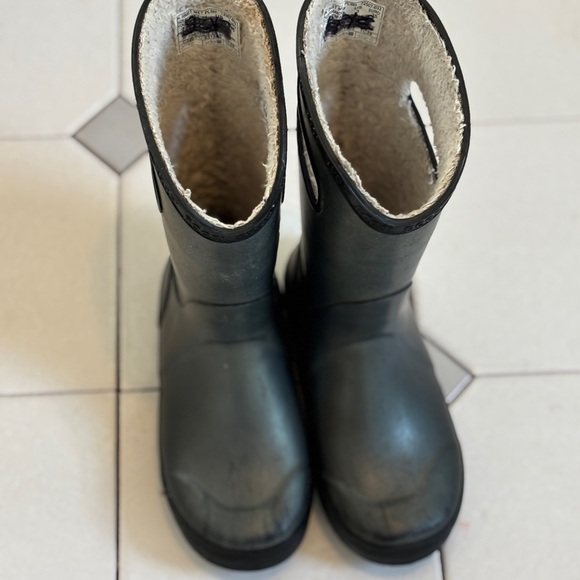 Bogs Gray Rain Boots Sz 3 - Picture 3 of 8